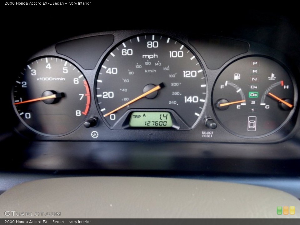 Ivory Interior Gauges for the 2000 Honda Accord EX-L Sedan #88622479