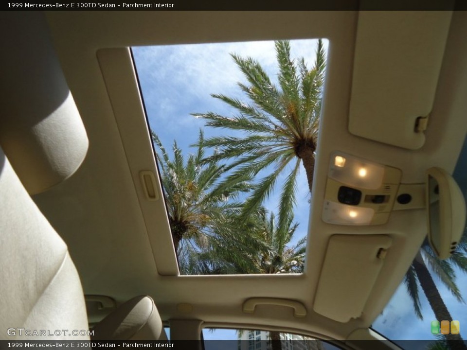 Parchment Interior Sunroof for the 1999 Mercedes-Benz E 300TD Sedan #88623199