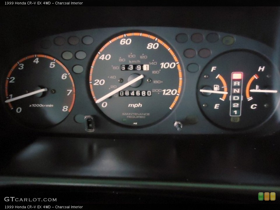Charcoal Interior Gauges for the 1999 Honda CR-V EX 4WD #88623745