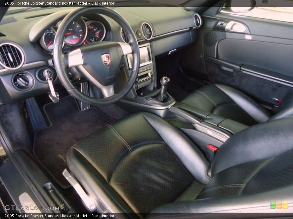 Black Interior Prime Interior for the 2005 Porsche Boxster  #88624405