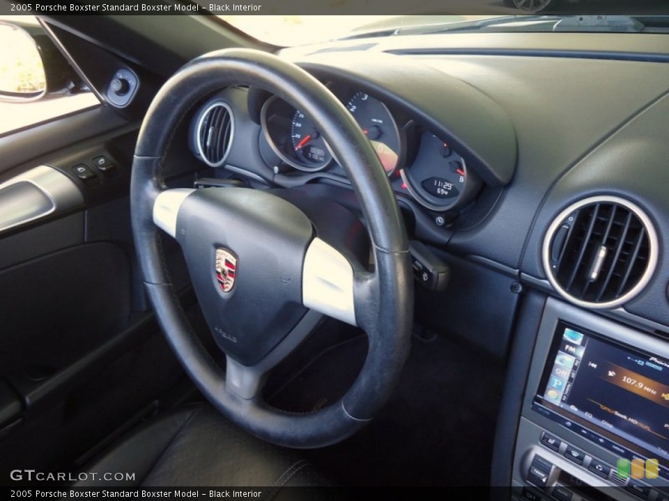 Black Interior Steering Wheel for the 2005 Porsche Boxster  #88624684