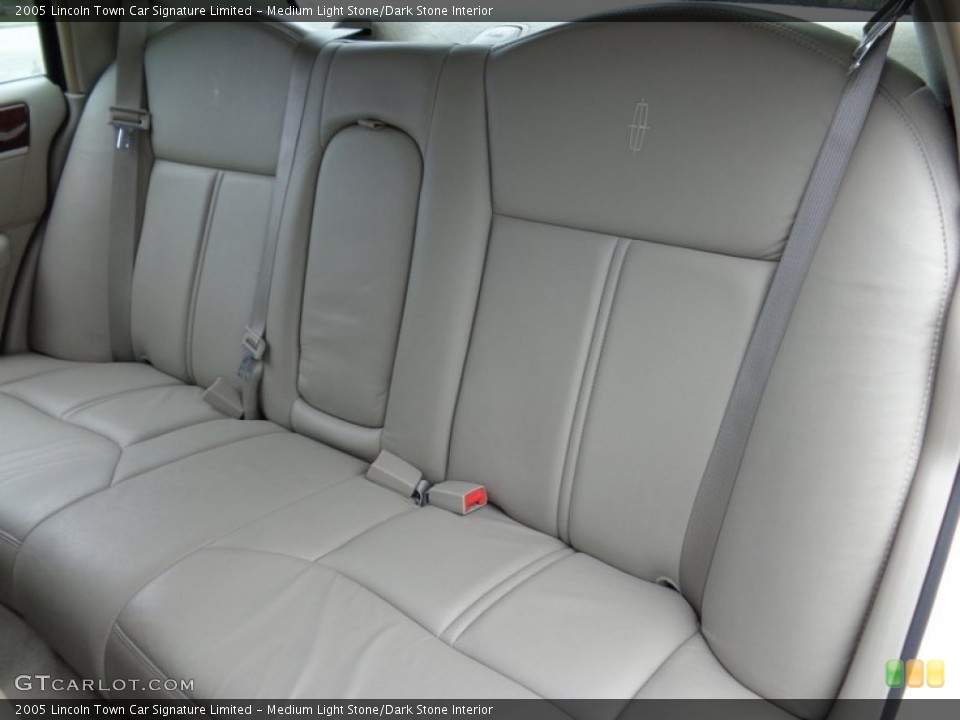 Medium Light Stone/Dark Stone Interior Rear Seat for the 2005 Lincoln Town Car Signature Limited #88625437