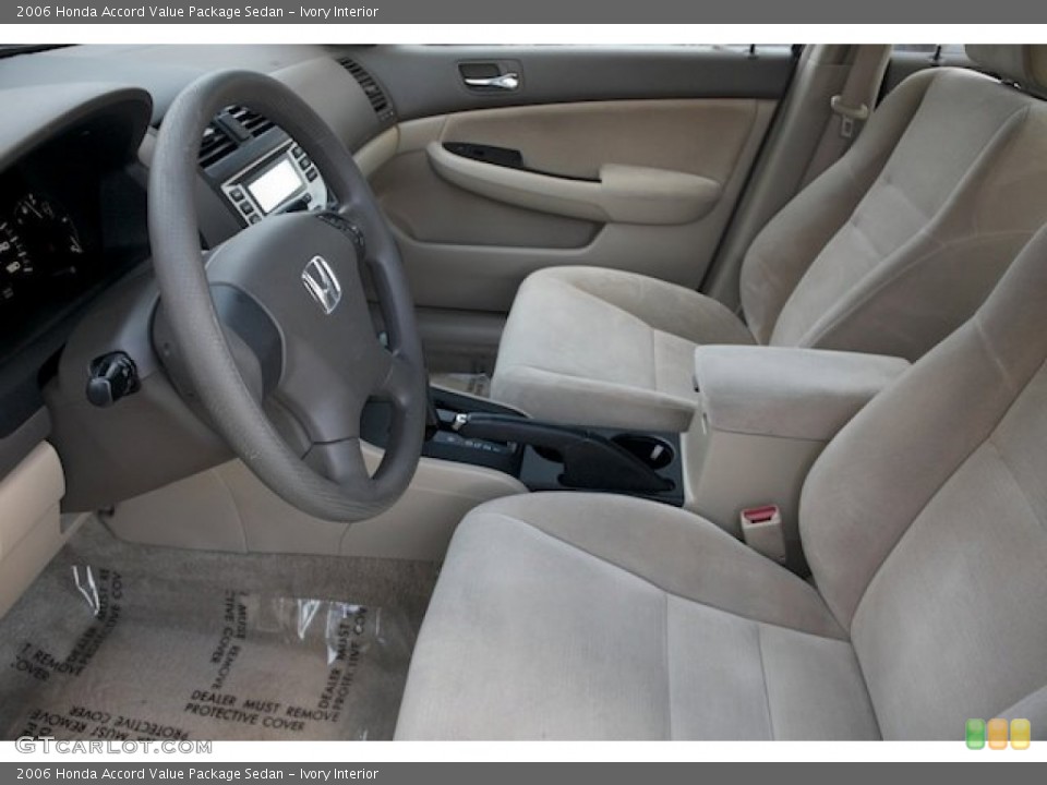 Ivory Interior Photo for the 2006 Honda Accord Value Package Sedan #88625944