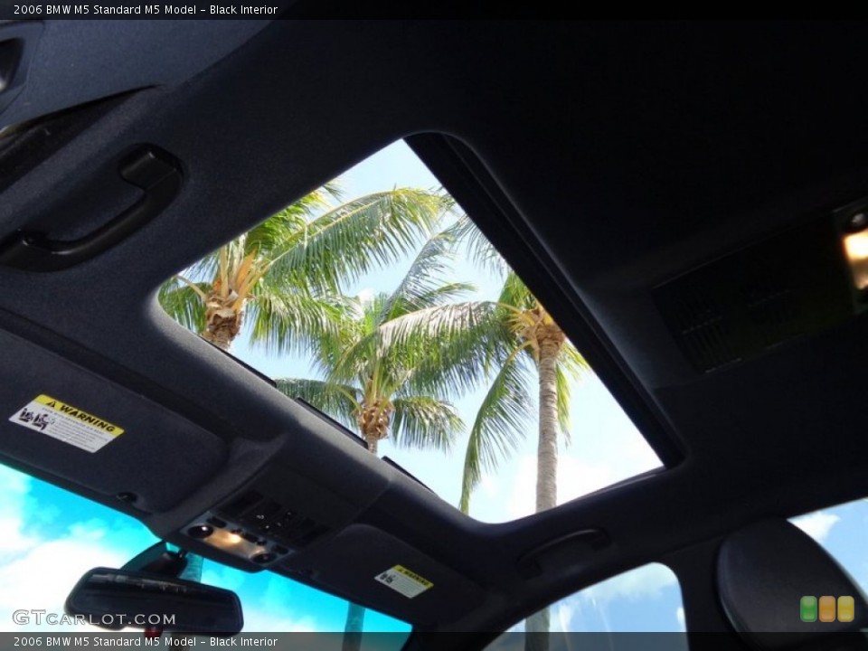 Black Interior Sunroof for the 2006 BMW M5  #88627780