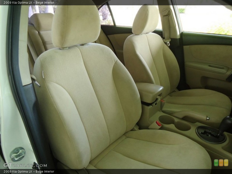 Beige Interior Front Seat for the 2009 Kia Optima LX #88632637