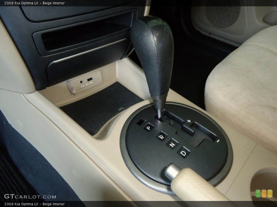 Beige Interior Transmission for the 2009 Kia Optima LX #88632715