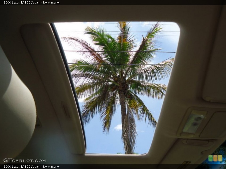 Ivory Interior Sunroof for the 2000 Lexus ES 300 Sedan #88632898