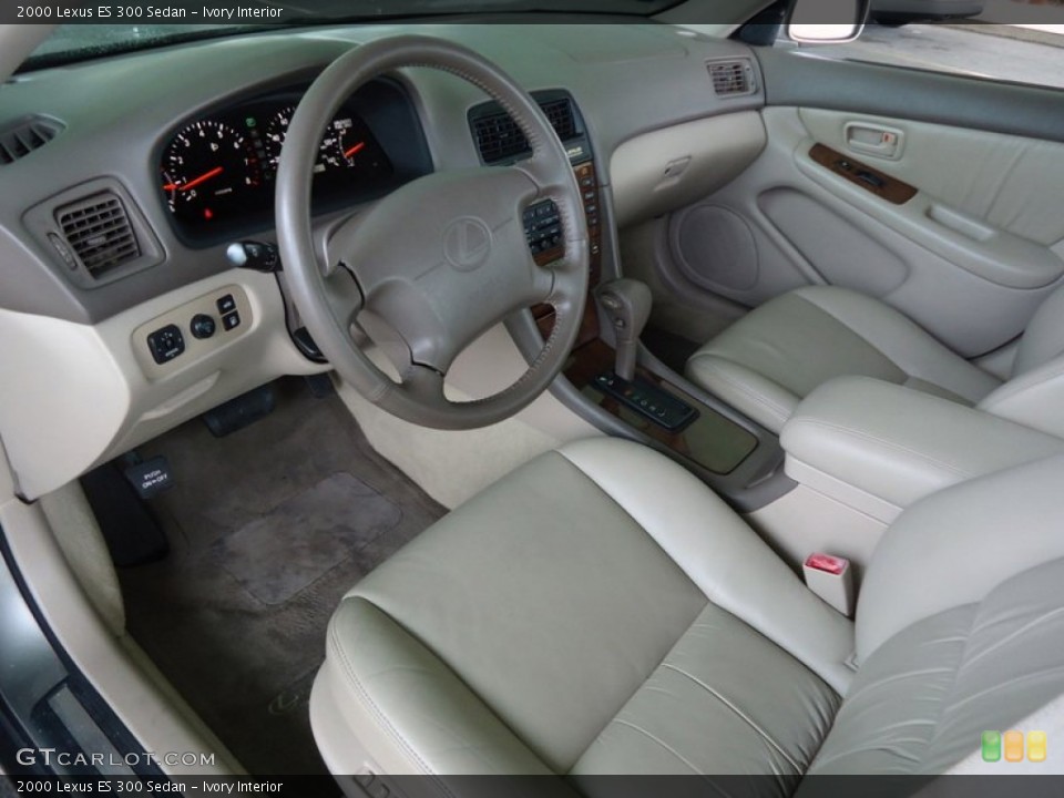 Ivory Interior Prime Interior for the 2000 Lexus ES 300 Sedan #88632922
