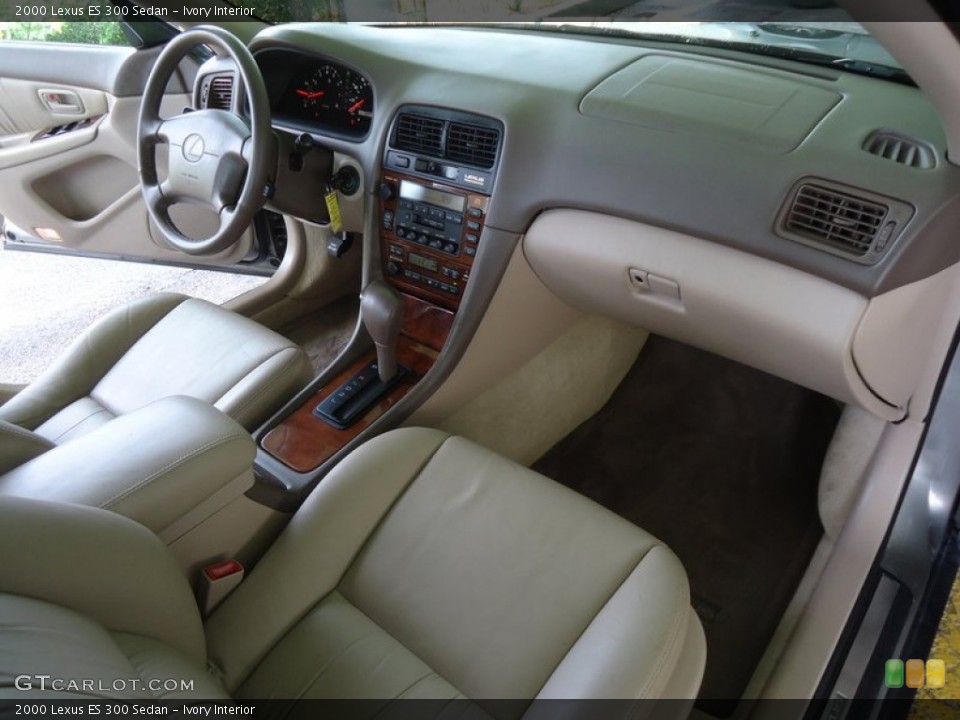 Ivory Interior Dashboard for the 2000 Lexus ES 300 Sedan #88632940