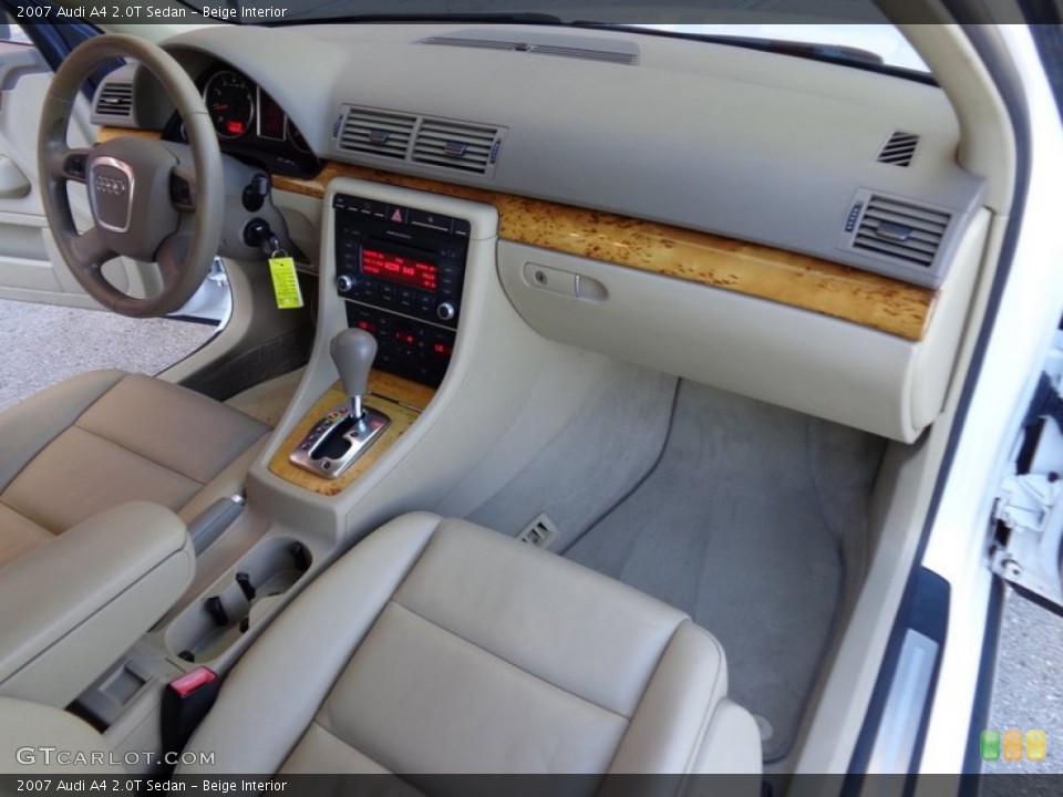 Beige Interior Dashboard for the 2007 Audi A4 2.0T Sedan #88633192