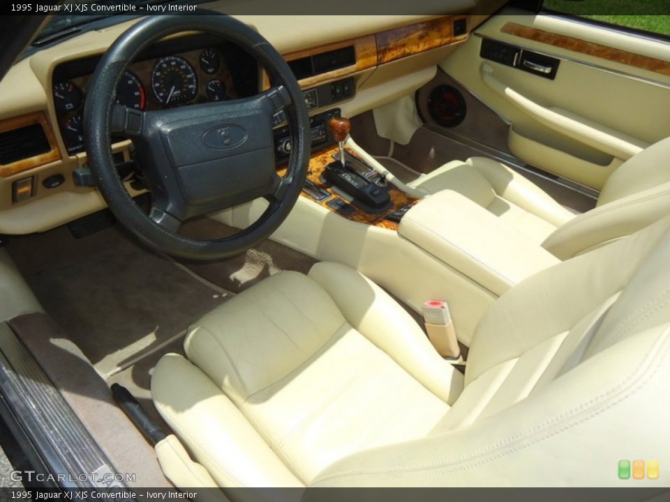 Ivory Interior Prime Interior for the 1995 Jaguar XJ XJS Convertible #88634857