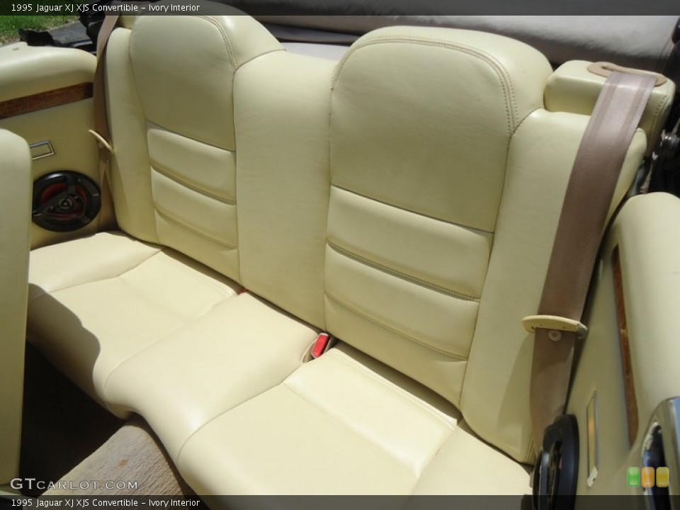 Ivory Interior Rear Seat for the 1995 Jaguar XJ XJS Convertible #88634899