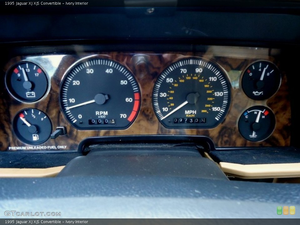 Ivory Interior Gauges for the 1995 Jaguar XJ XJS Convertible #88634902