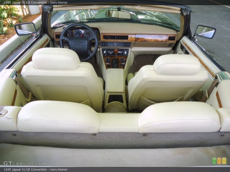 Ivory Interior Photo for the 1995 Jaguar XJ XJS Convertible #88634920