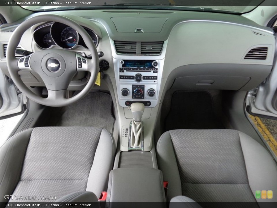 Titanium Interior Dashboard for the 2010 Chevrolet Malibu LT Sedan #88635586