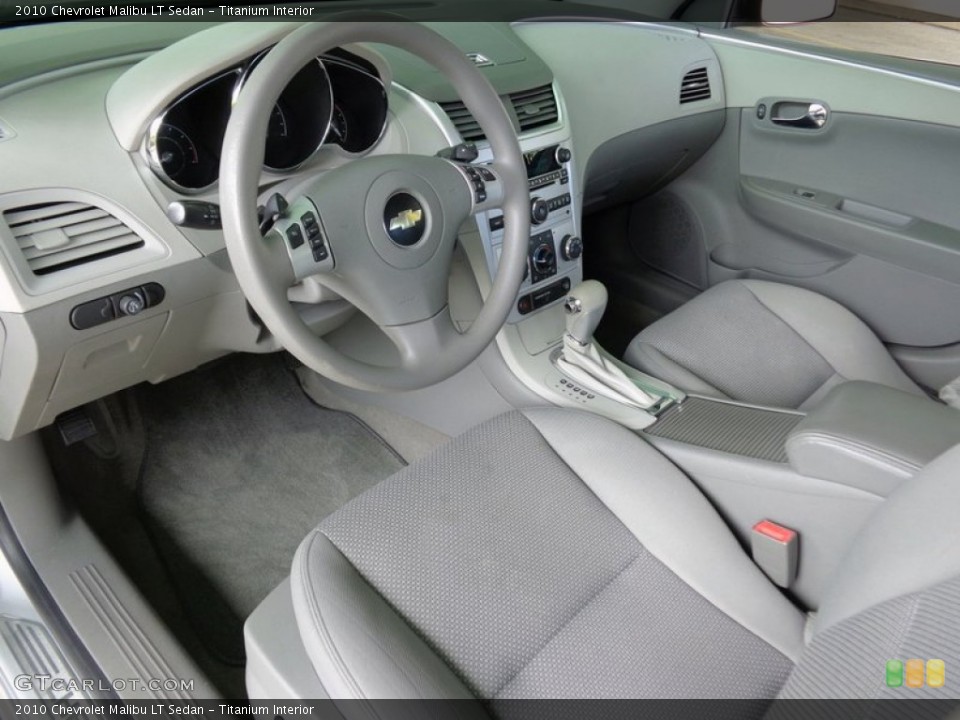 Titanium Interior Prime Interior for the 2010 Chevrolet Malibu LT Sedan #88635655
