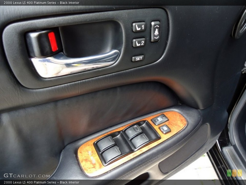 Black Interior Controls for the 2000 Lexus LS 400 Platinum Series #88636000
