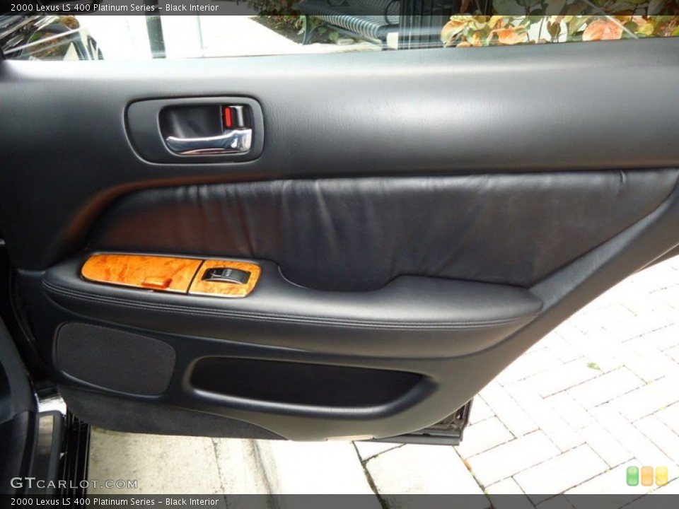 Black Interior Door Panel for the 2000 Lexus LS 400 Platinum Series #88636006
