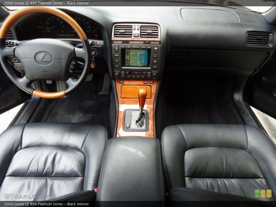 Black Interior Dashboard for the 2000 Lexus LS 400 Platinum Series #88636018