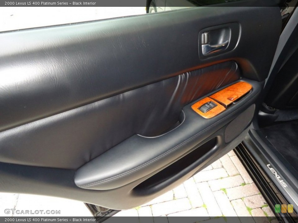 Black Interior Door Panel for the 2000 Lexus LS 400 Platinum Series #88636030