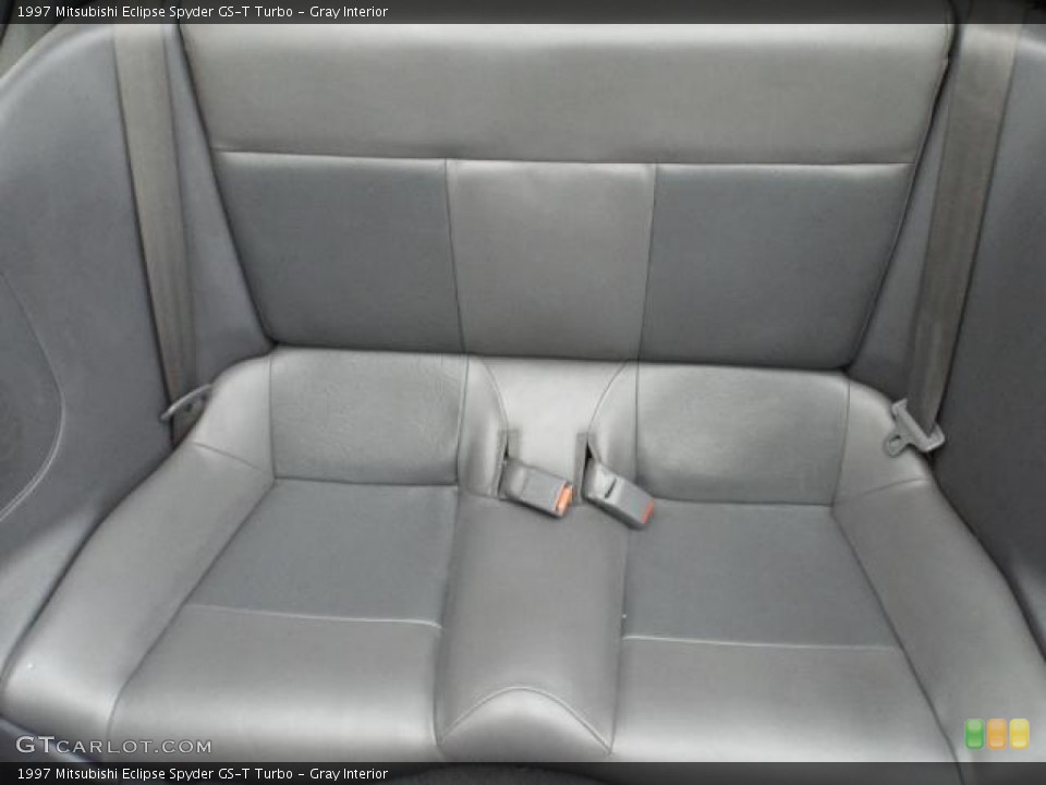 Gray Interior Rear Seat for the 1997 Mitsubishi Eclipse Spyder GS-T Turbo #88637482