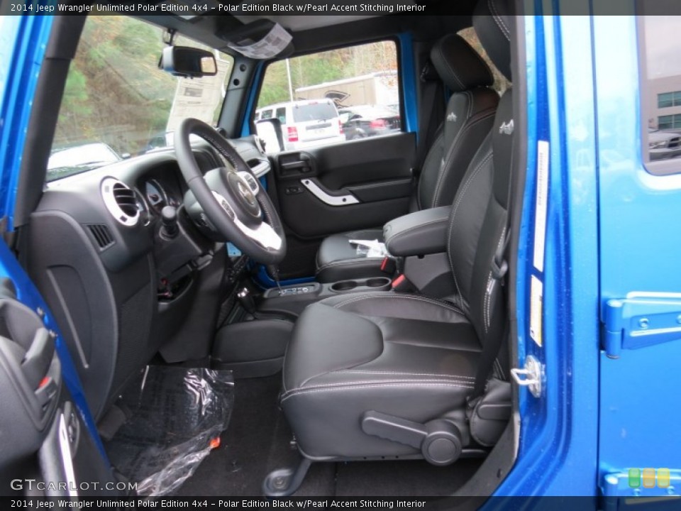 Polar Edition Black w/Pearl Accent Stitching Interior Photo for the 2014 Jeep Wrangler Unlimited Polar Edition 4x4 #88638385