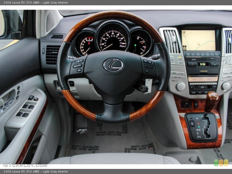 Light Gray Interior Dashboard for the 2009 Lexus RX 350 AWD #88638886