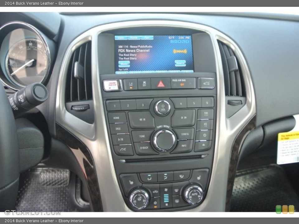 Ebony Interior Controls for the 2014 Buick Verano Leather #88639330