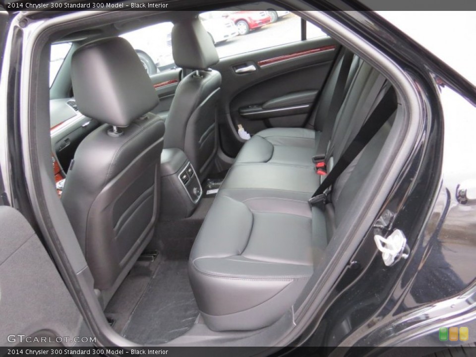 Black Interior Rear Seat for the 2014 Chrysler 300  #88639438