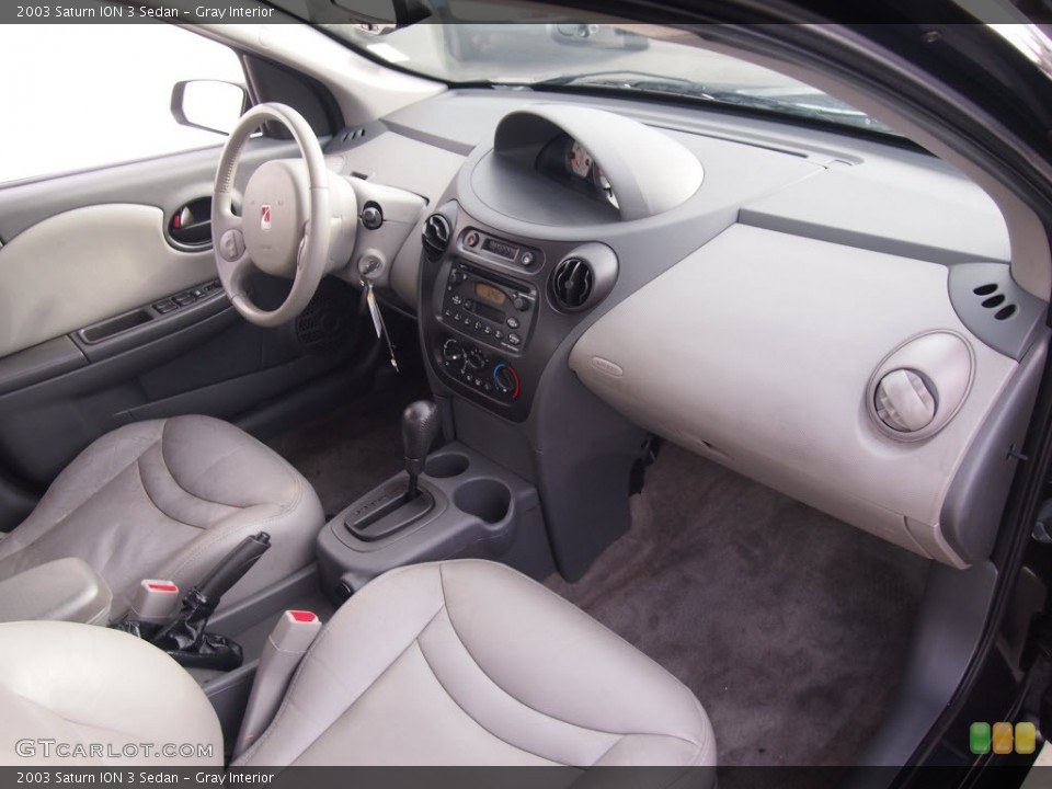 Gray Interior Dashboard for the 2003 Saturn ION 3 Sedan #88646257