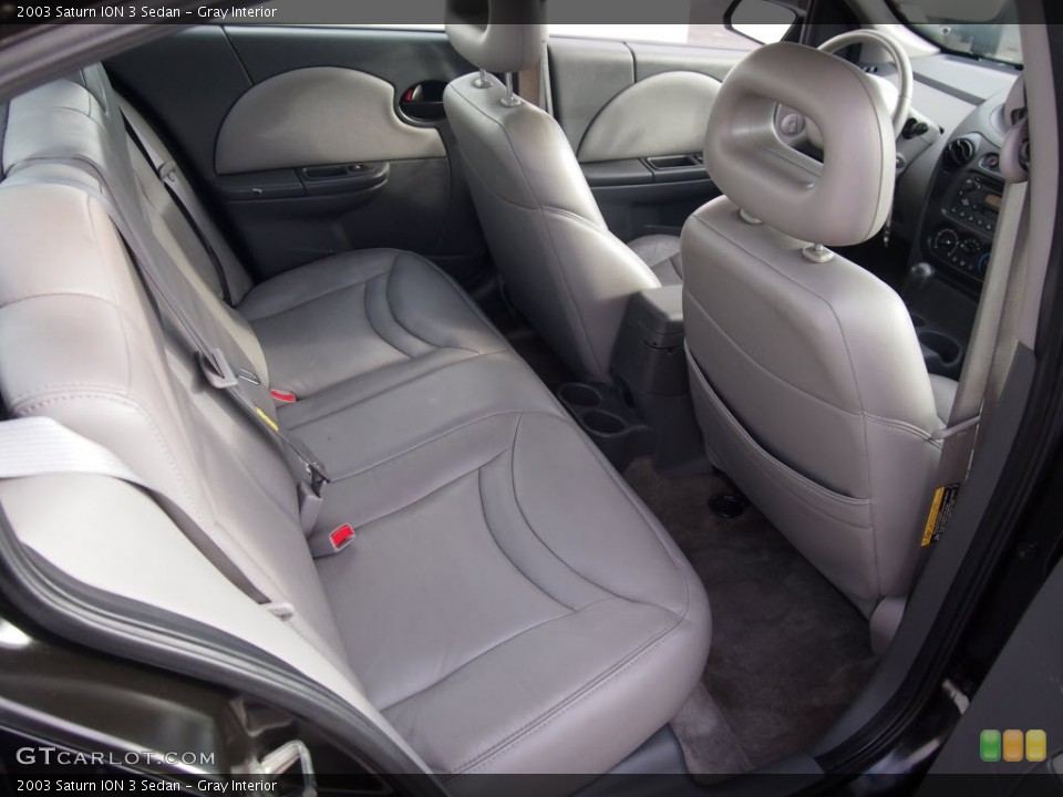 Gray Interior Rear Seat for the 2003 Saturn ION 3 Sedan #88646301