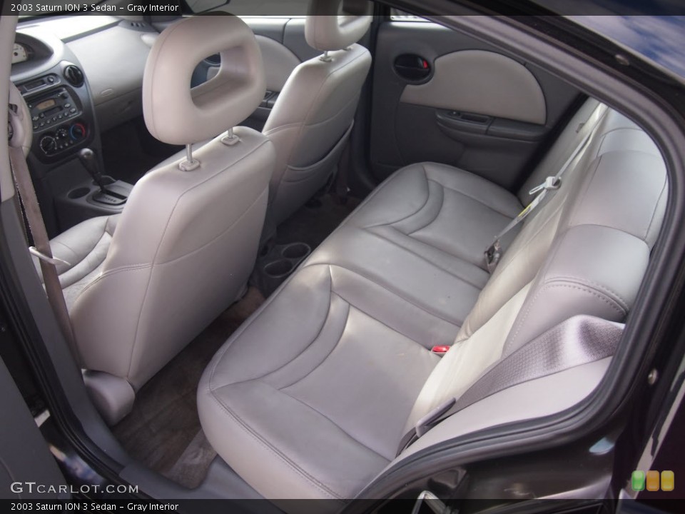 Gray Interior Rear Seat for the 2003 Saturn ION 3 Sedan #88646476