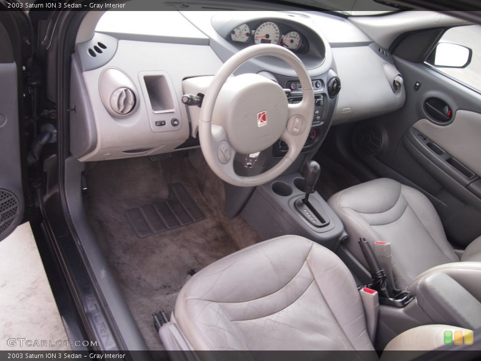 Gray 2003 Saturn ION Interiors