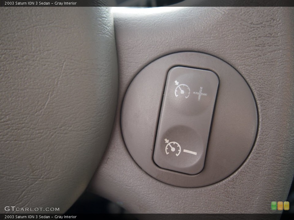 Gray Interior Controls for the 2003 Saturn ION 3 Sedan #88646725