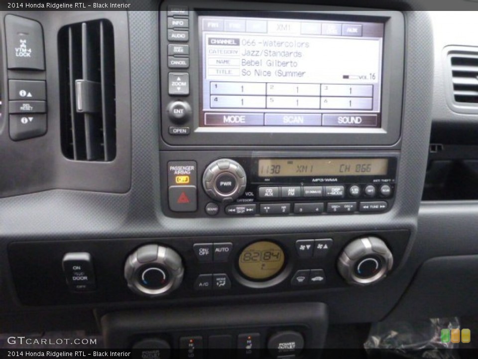 Black Interior Controls for the 2014 Honda Ridgeline RTL #88647565