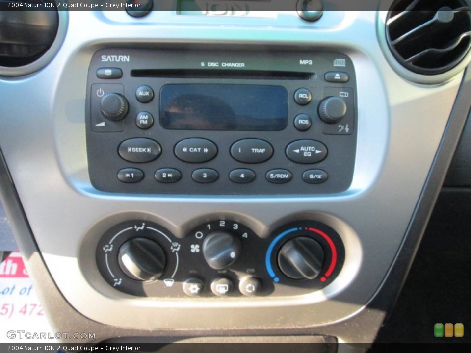 Grey Interior Controls for the 2004 Saturn ION 2 Quad Coupe #88649272
