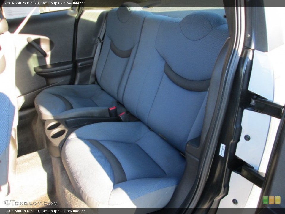 Grey Interior Rear Seat for the 2004 Saturn ION 2 Quad Coupe #88649329