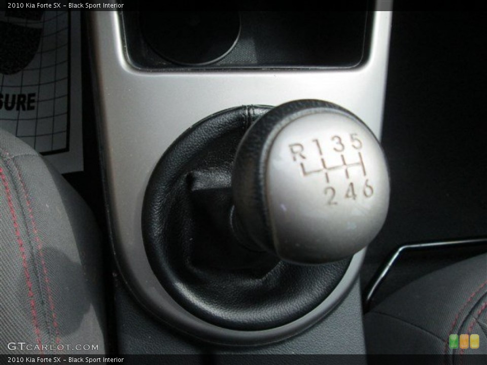 Black Sport Interior Transmission for the 2010 Kia Forte SX #88652359