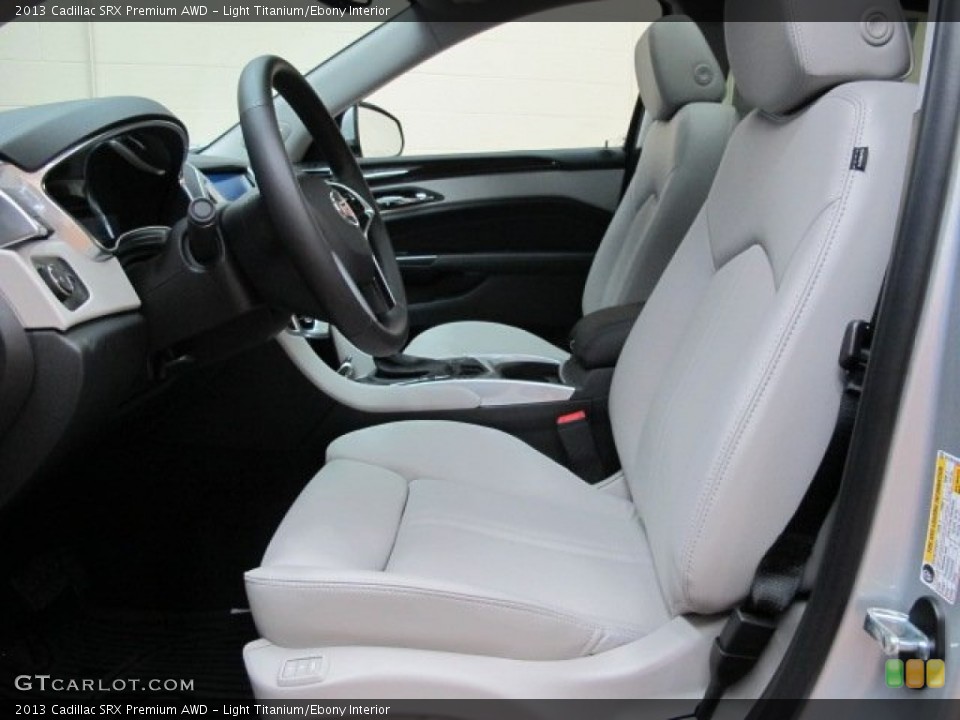 Light Titanium/Ebony Interior Front Seat for the 2013 Cadillac SRX Premium AWD #88655032
