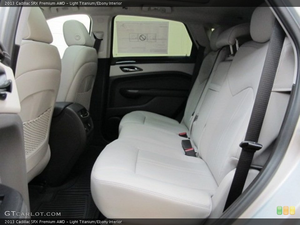 Light Titanium/Ebony Interior Rear Seat for the 2013 Cadillac SRX Premium AWD #88655047