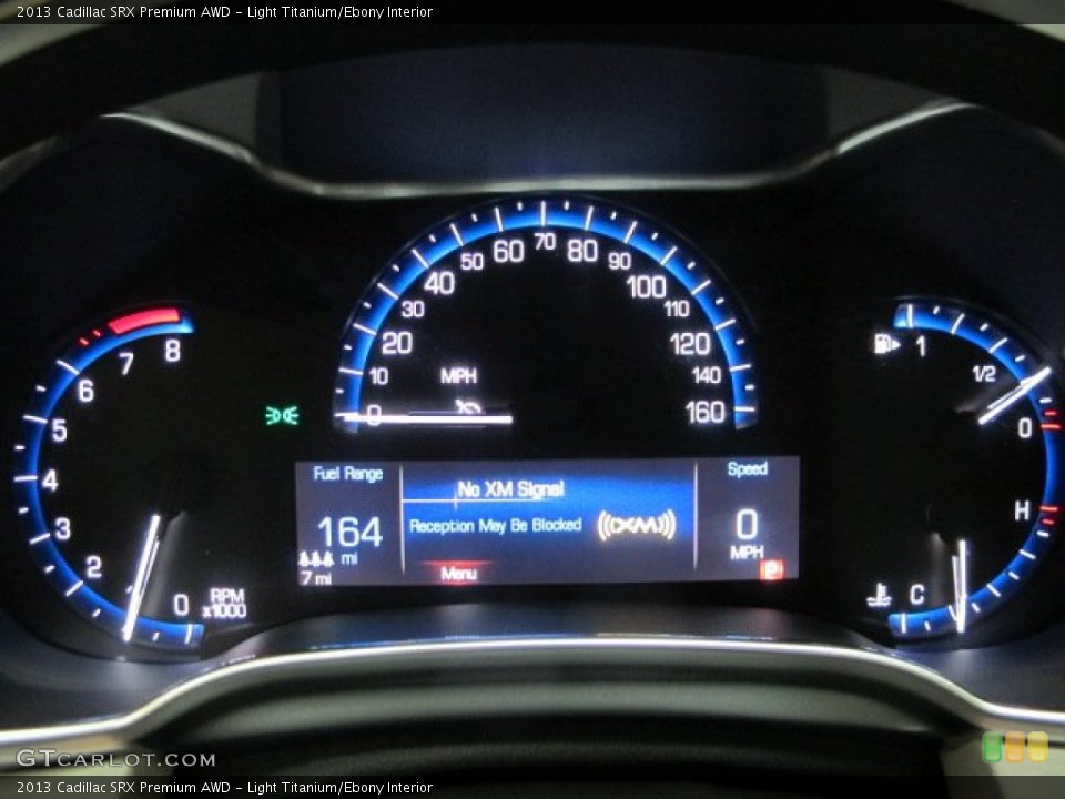 Light Titanium/Ebony Interior Gauges for the 2013 Cadillac SRX Premium AWD #88655062