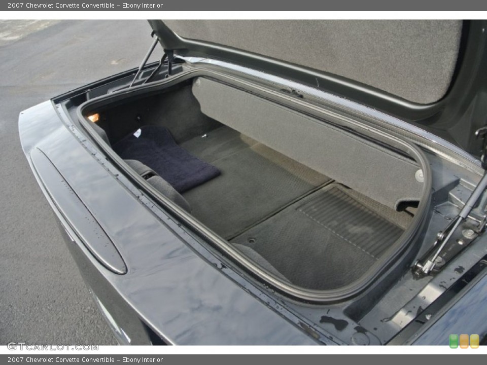 Ebony Interior Trunk for the 2007 Chevrolet Corvette Convertible #88656061