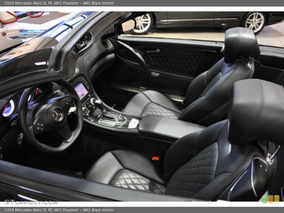 AMG Black Interior Photo for the 2009 Mercedes-Benz SL 65 AMG Roadster #88657927