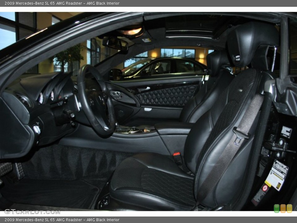 AMG Black Interior Photo for the 2009 Mercedes-Benz SL 65 AMG Roadster #88657957