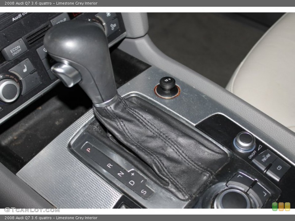 Limestone Grey Interior Transmission for the 2008 Audi Q7 3.6 quattro #88660255
