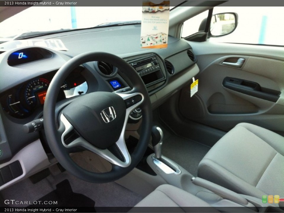 Gray Interior Prime Interior for the 2013 Honda Insight Hybrid #88661071