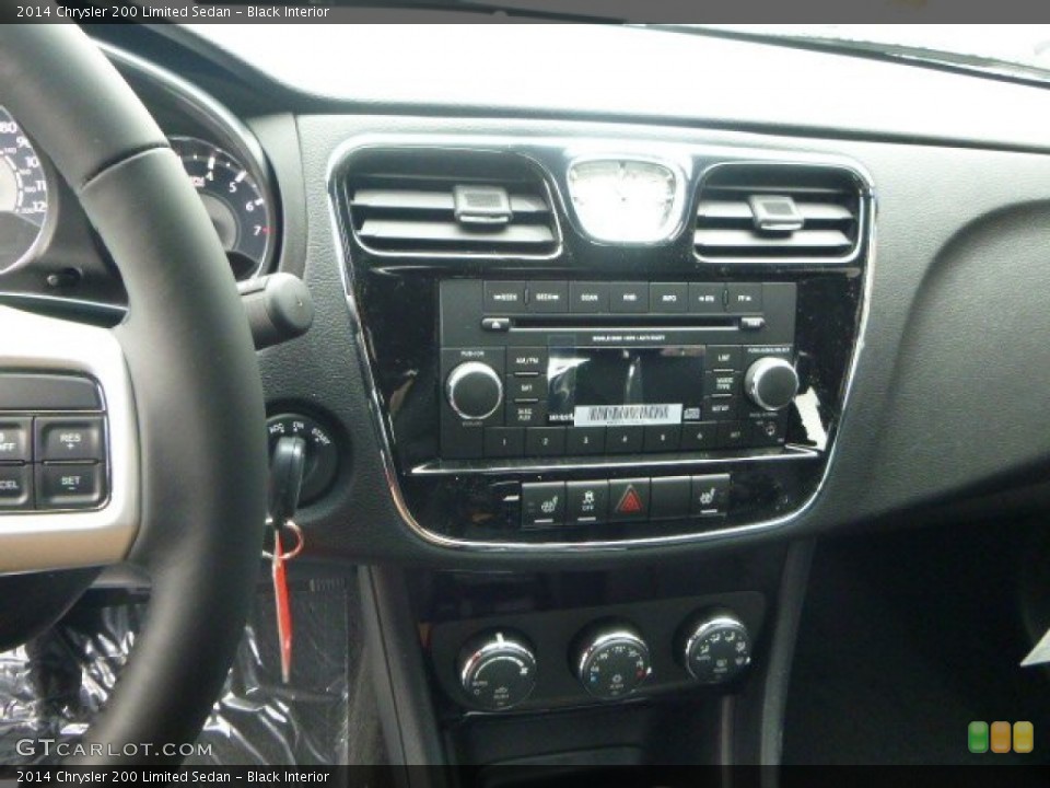 Black Interior Controls for the 2014 Chrysler 200 Limited Sedan #88661119