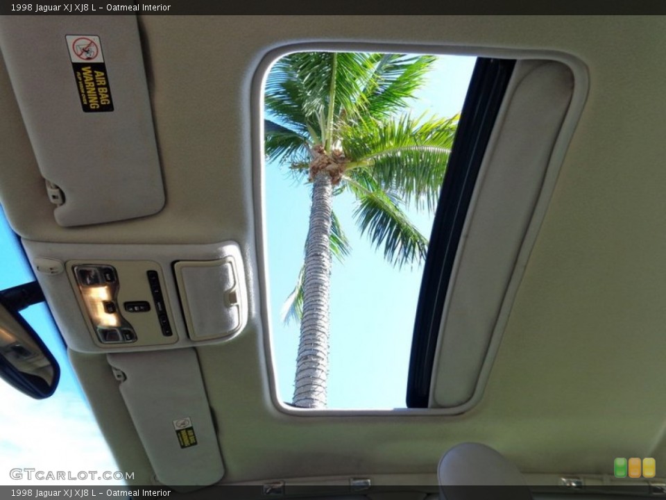 Oatmeal Interior Sunroof for the 1998 Jaguar XJ XJ8 L #88661245