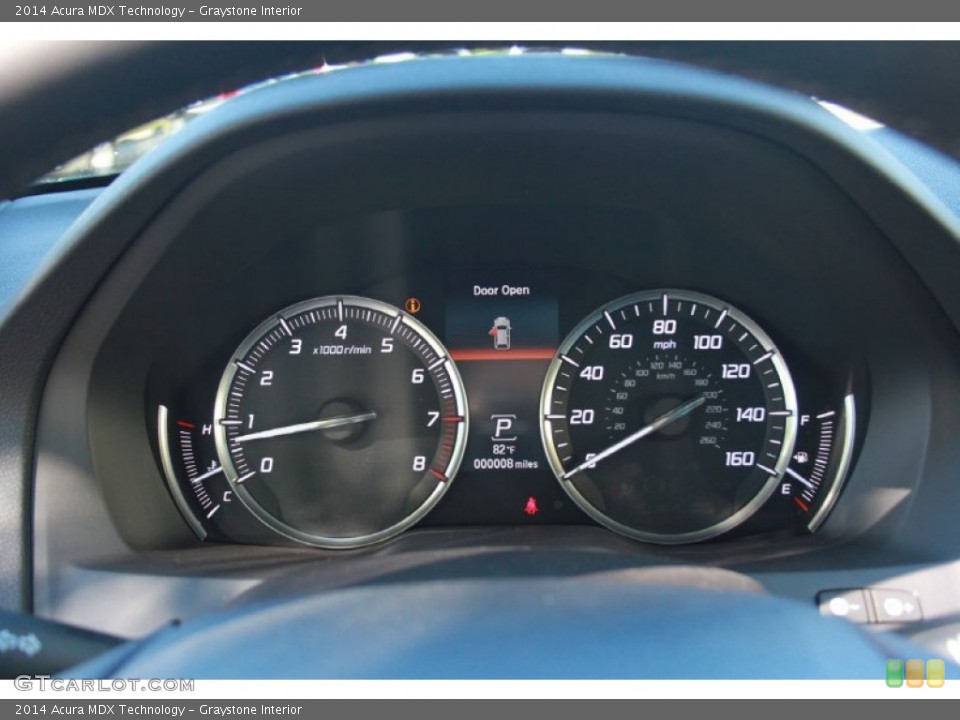 Graystone Interior Gauges for the 2014 Acura MDX Technology #88662163