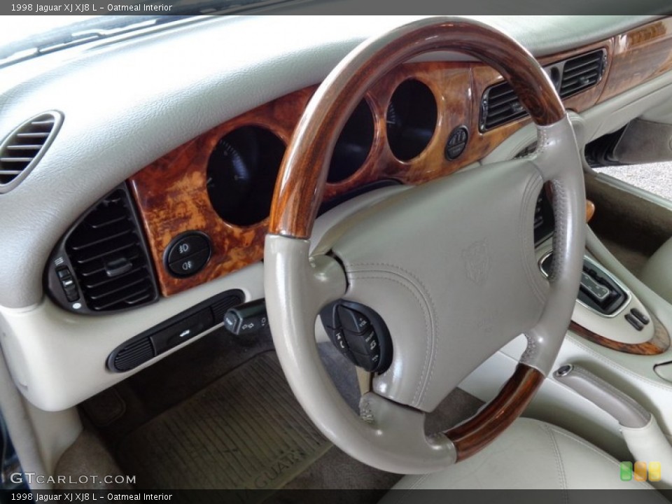 Oatmeal Interior Steering Wheel for the 1998 Jaguar XJ XJ8 L #88662892